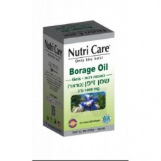 Масло огуречника (бораго) 1000 мг, Nutri Care Borage Oil 1000mg 60Soft gels